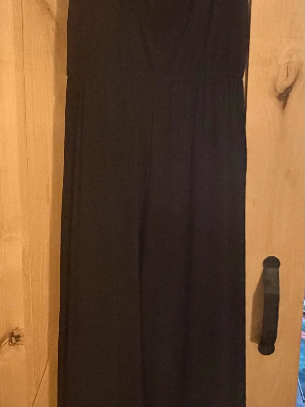 Emma & Michele Black Sleeveless Wide-Leg Jumpsuit